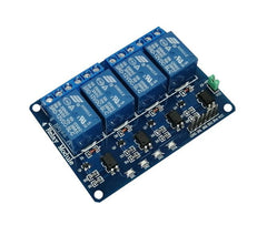 4-channels relay pcb module 12v coils md0010-12vdc
