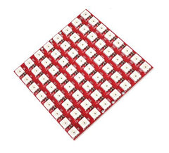 2812-8x8 full color rgb / led module (red pcb) md0321