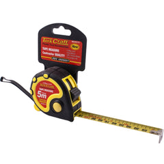 MEASURING TAPE MULTI LOCK 5M X 19MM RUBBER CASING MATT FINISH