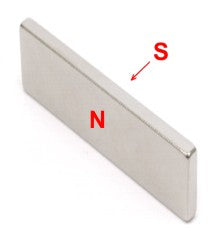 Polarised permanent magnet neo n35h 50x25x12.5 n35h-50x25x12.5