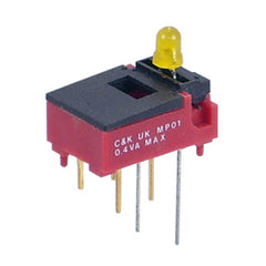 Switch body mpb w/led no cap mp01-01-5-c-b-e
