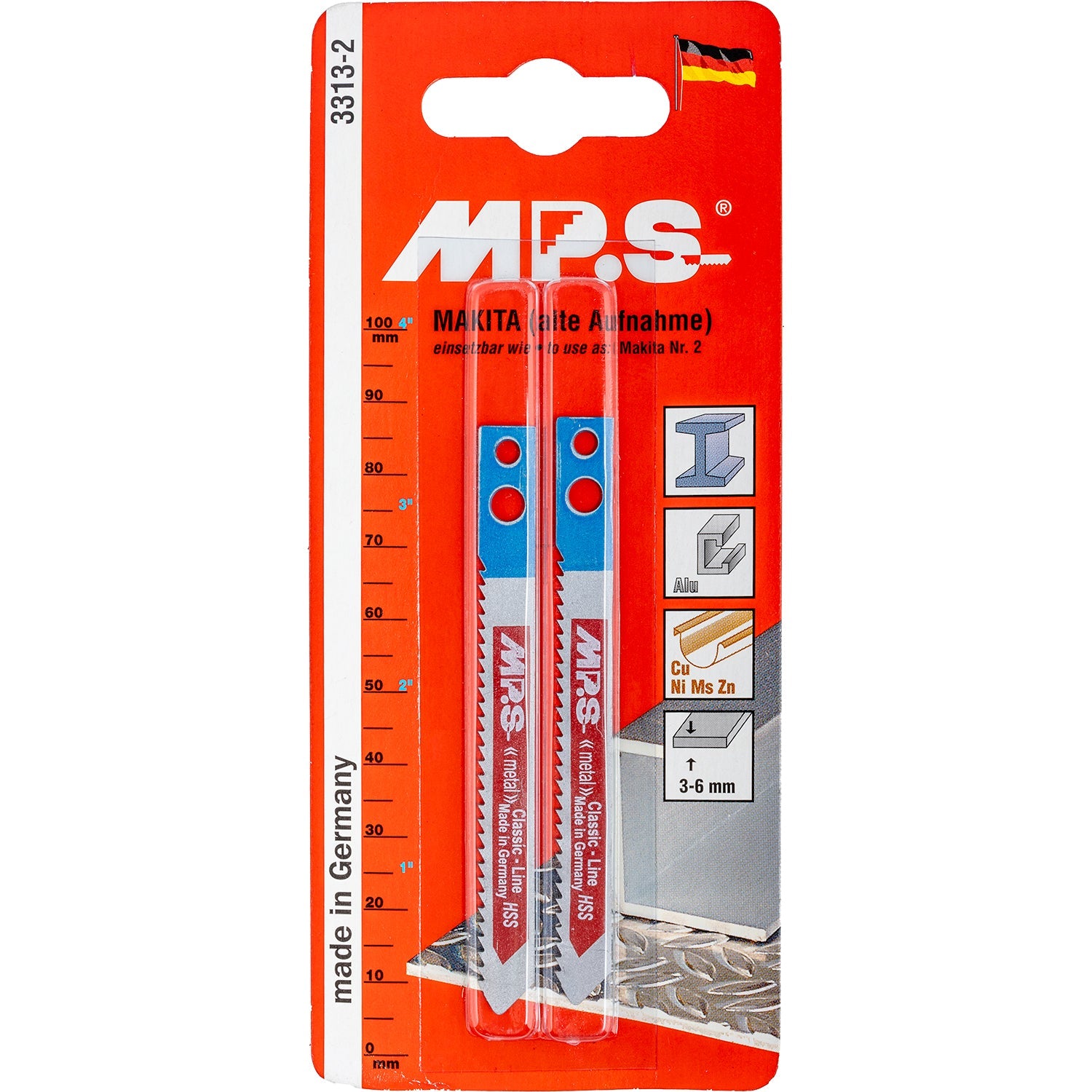 JIGSAW BLADE METAL MAKITA SHANK 80MM 12TPI