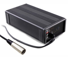 Enclosed battery charger for sla & li-ion 24v @ 4a npb-120-24xlr