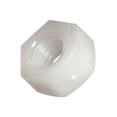 White nylon m3 nut - 3x2.5x5.6mm 210203