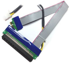 Pci-e1x to 16x graphics cable extension pci-e1x-16x