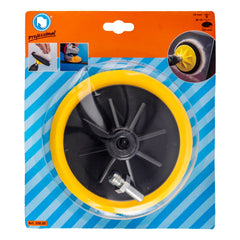 BACKING PAD HOOK & LOOP 150MM 14M + ARBOR