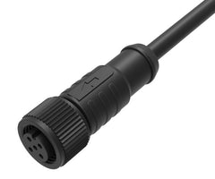 5w solder type socket inline m12 sensor conn assy open end pp-m12a-05p-ff-sl8c-00a(h)