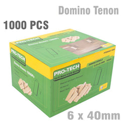 DOMINO TENON 6X40MM 1000PC BOX BEECH WOOD