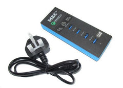 4 port usb charger i=220 o=5 6a bt-lead qc-001-6a
