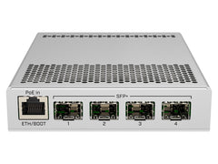 MikroTik Cloud Router Switch 4 Port SFP+ with PoE Input | CRS305-1G-4S+IN