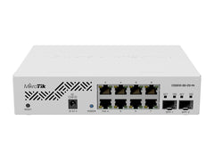 MikroTik SwOS Lite Cloud Smart Switch 8 Port Gigabit 2SFP+ PoE Input | CSS610-8G-2S+IN