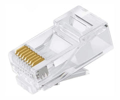 Modular plug 8w8p rj45 for solid or stranded cable - debulk mod-con/rj45c