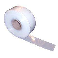 Plastic tubing 215x100u large clear-per roll tube-cc
