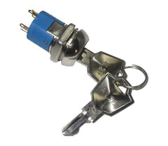Switch key lock flat 6-terminals kp=1 s2011o-2-6-h-z54
