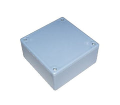 Abs enclosure grey 105x105x52mm with ribs s30-grey ribbed