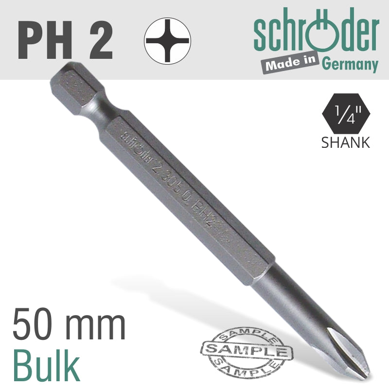 PHILLIPS NO.2 x 50MM CLASSIC POWER BIT