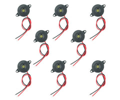 Buzzer 3-24dc d=23mm leads black 85db p/mnt -200p/bag sfm-20-b