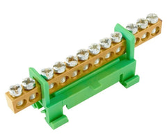 12W din clip on earth bar green SP12-NE