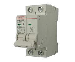 Circuit breaker din 63A 2P 3KA C-CURVE CB-ST47-3263