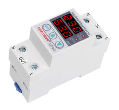 Adjustable over/under voltage protection relay 230 SVP-916-220V 63A / 210099