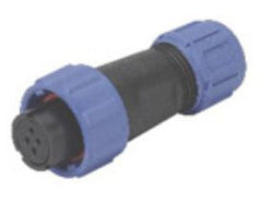 In-line socket/ female 4p ip67 bayonet 5a sy1310/s-4-ii