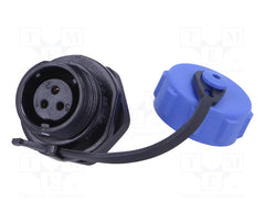 Panel mount socket / female 3p ip67 bayonet sy1312/s-3