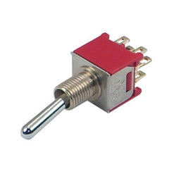 Mini toggle switch dpdt on-on-on sol 2a 250vac 7211