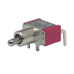 Toggle switch spdt r/a on-(on) pcb t8019a-tnq-e-h-z54