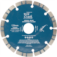 Diamond blade 125 x 22.22mm turbo/segm.laser