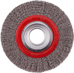 Wire wheel brush 150mm x 25mm stainless steel bench grinder