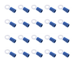 Terminal pre-ins ring lug bl r=4.3mm 1k/bag rv 2-4s