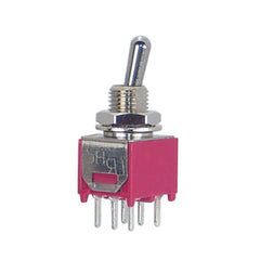 Mini toggle switch dpdt on-on pcb ts40t-ts5-tecq