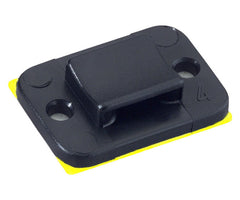 Cable tie adhesive mount 20x20x3.6mm black ty3bk
