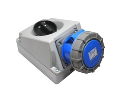 32A 3pin cee switched socket w/p BC1-3236/W-N