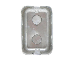 Galvanised electrical wall box 2x4 wb-galv-4x2