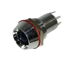 10mm led indicator 12vdc blue xd22-16-12vdc-bl