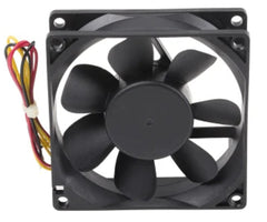 24vdc axial fan 80sqx25mm bal 41cfm lead xy8025b24m