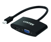 Mini display port to vga + hdmi converter y-6328bk