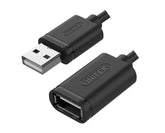 2m usb2.0 type-a (m) to type-a (f) y-c450