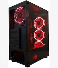 GAMING CASE NO PSU 4 LED FAN
