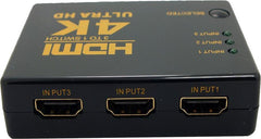 3PORT HDMI SWITCH 4K