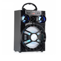 PORTABLE SPEAKER + RADIO BLACK