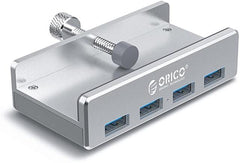 ORICO 4 PORT USB3.0 CLIP-TYPE HUB ALUMIN