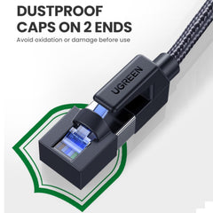 UGREEN Cat8 Nylon Braided Ethernet Cable - 40Gbps with Modular Plugs - 3m