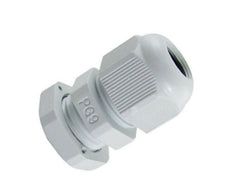 Compression gland ph=16mm CAB=3-7mm grey PMGB16-7