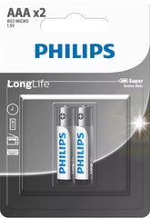 LONGLIFE BATTERY AAA 2 PACK
