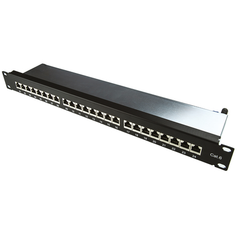 PATCH:CAT6 24 PORT POPULATED