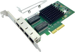 PCIE 4 RJ45 PORT LAN CARD