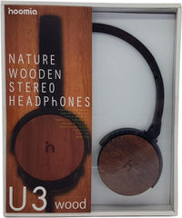 HEADPHONE WITH MIC BLACK + WOOD