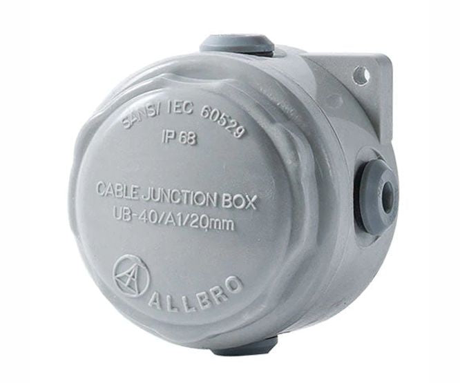 Junction box ub40/a1/20 round 83x115 040-702